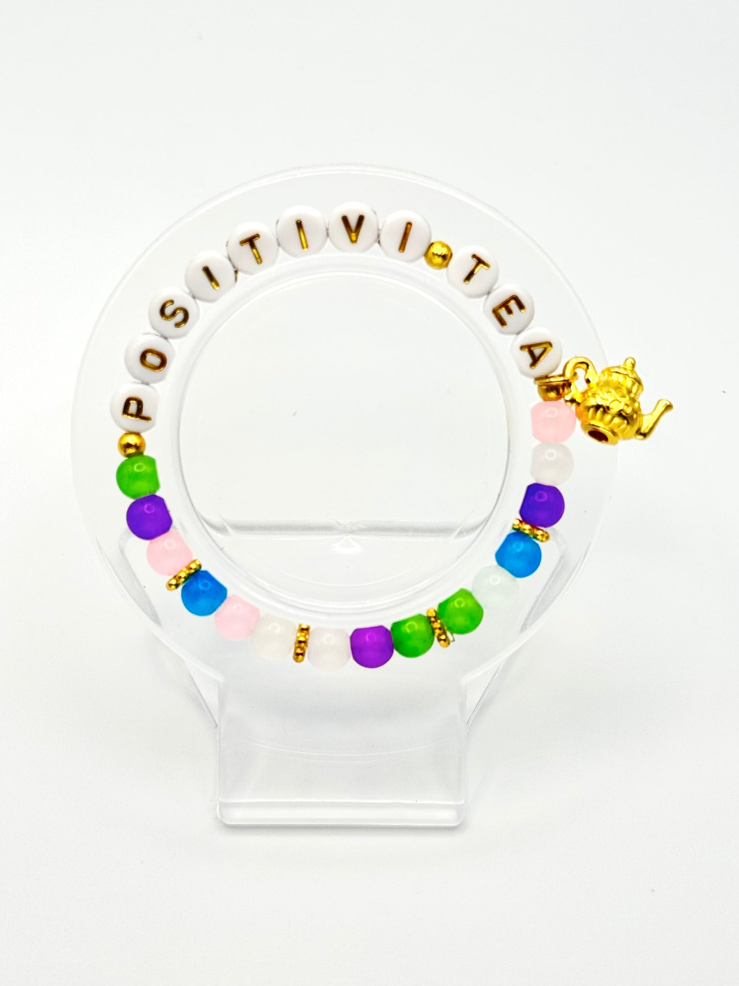 Gold Positivi-Tea Bracelet