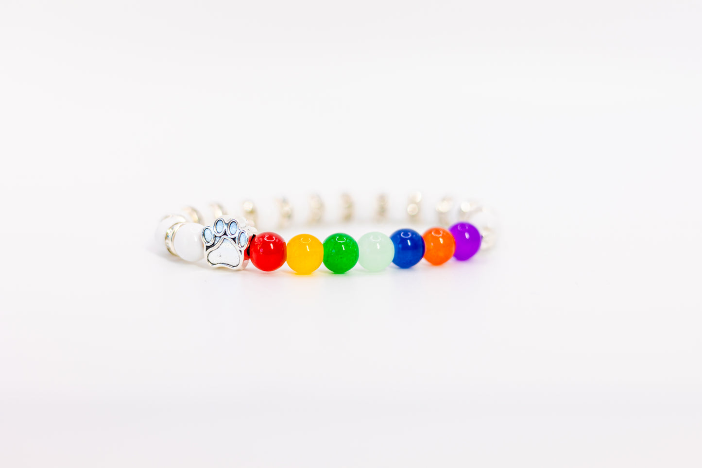 Rainbow Pet Protector (Dark Rainbow Beads)