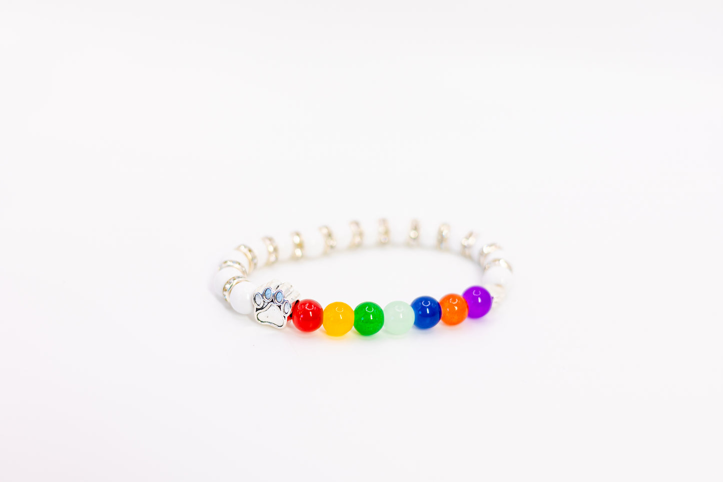 Rainbow Pet Protector (Dark Rainbow Beads)